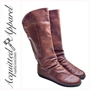 Santana Canada 664 Leather Knee High Waterproof Brown Boots
